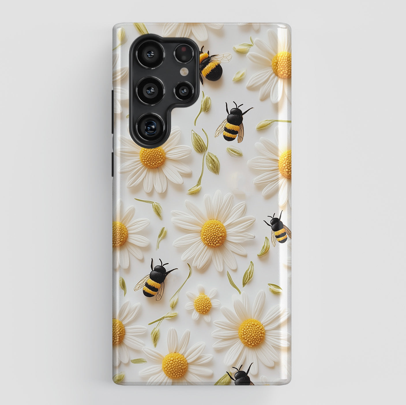 Bumblebees & Daisies Design Case for Galaxy S series Phones