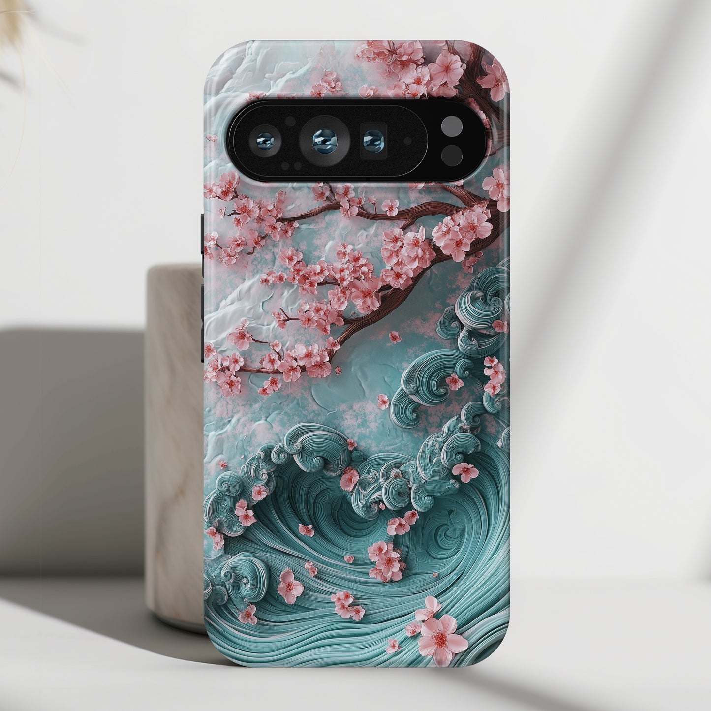 Cherry Blossom Japanese Art Design Phone Case for Google Pixel