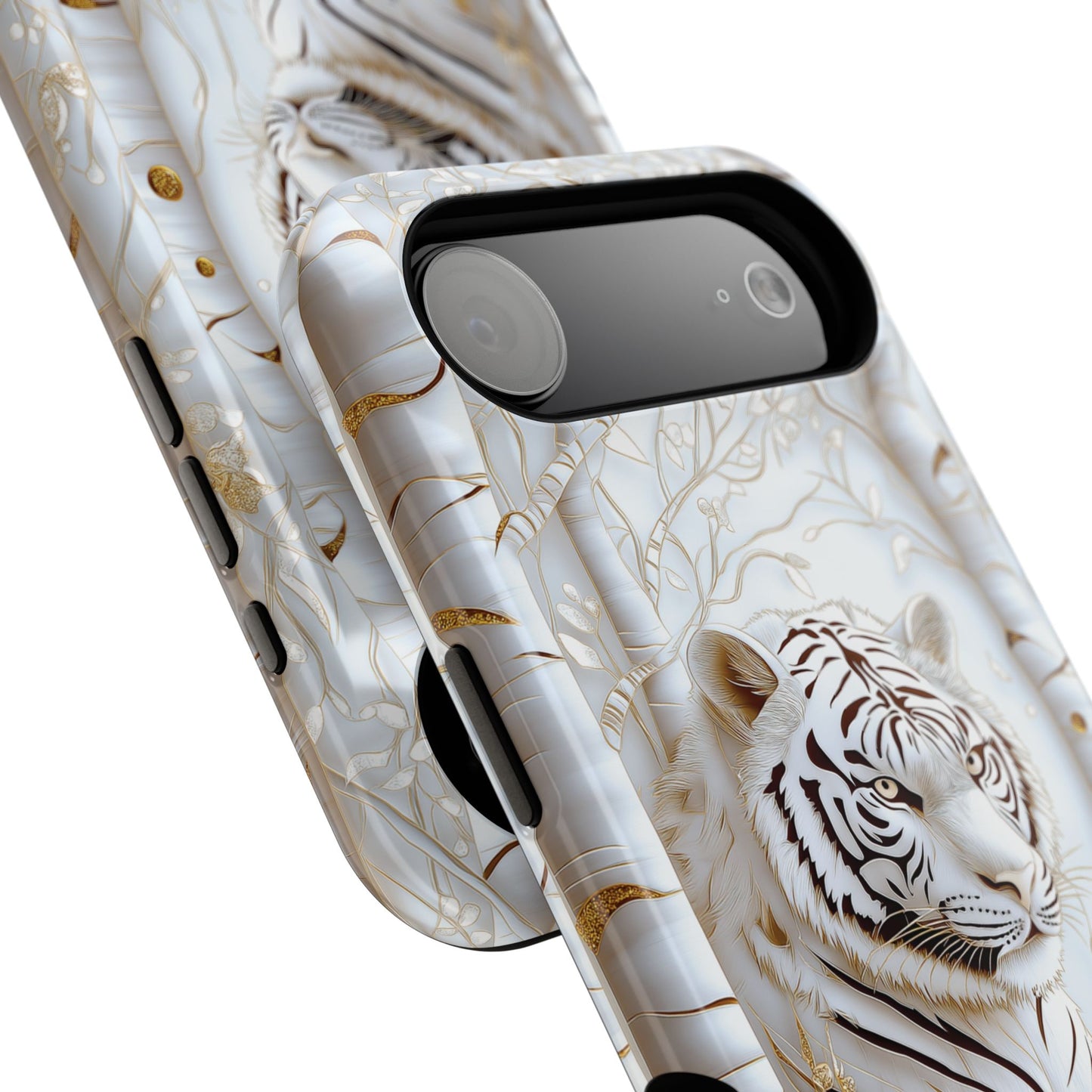 White Tiger Design iPhone Case