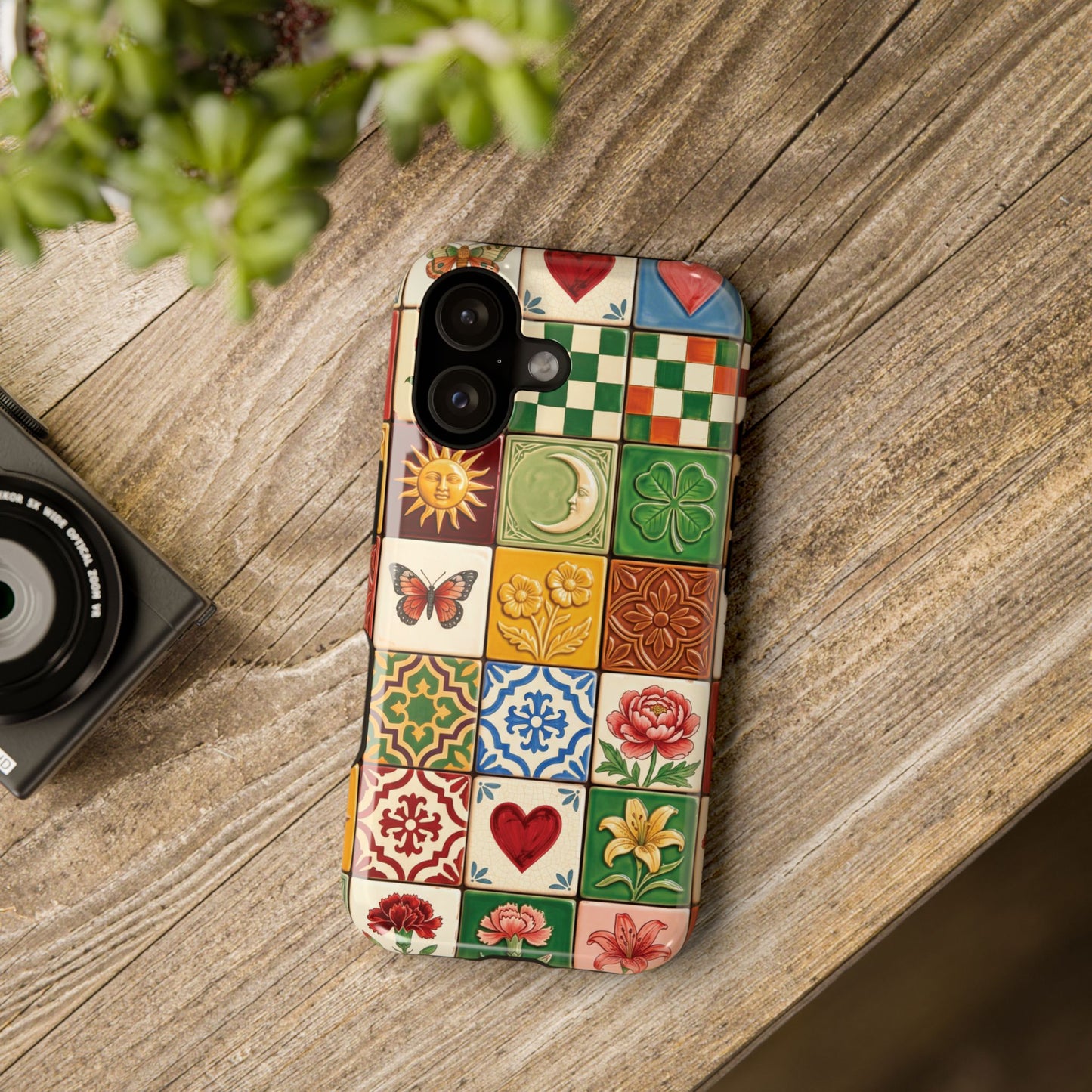 The Mediterranean Mosaic – Ceramic Tile Design iPhone Case