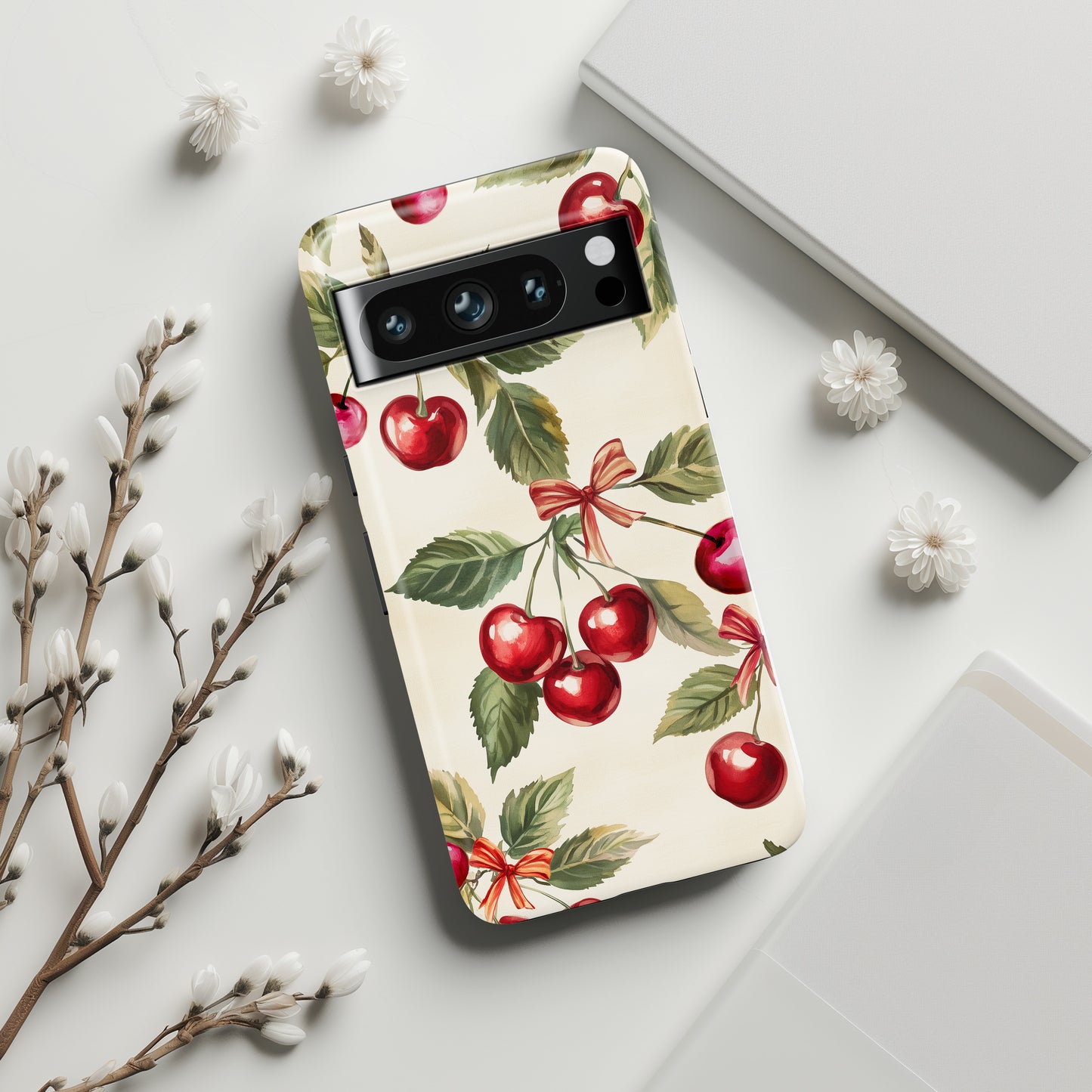 Coquette Cherry Design Google Pixel Phone Case