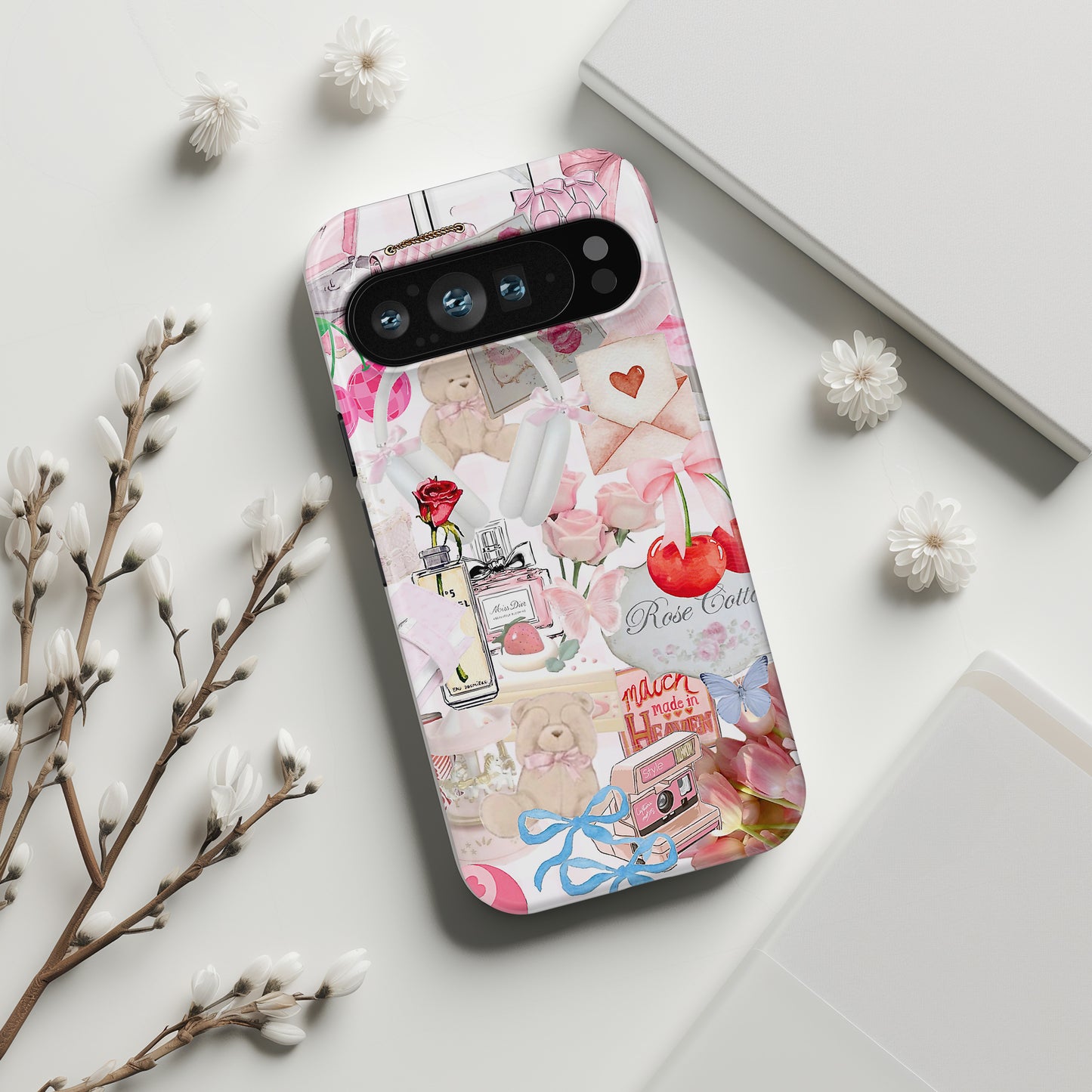 Coquette Collage Design Phone Case for Google Pixel