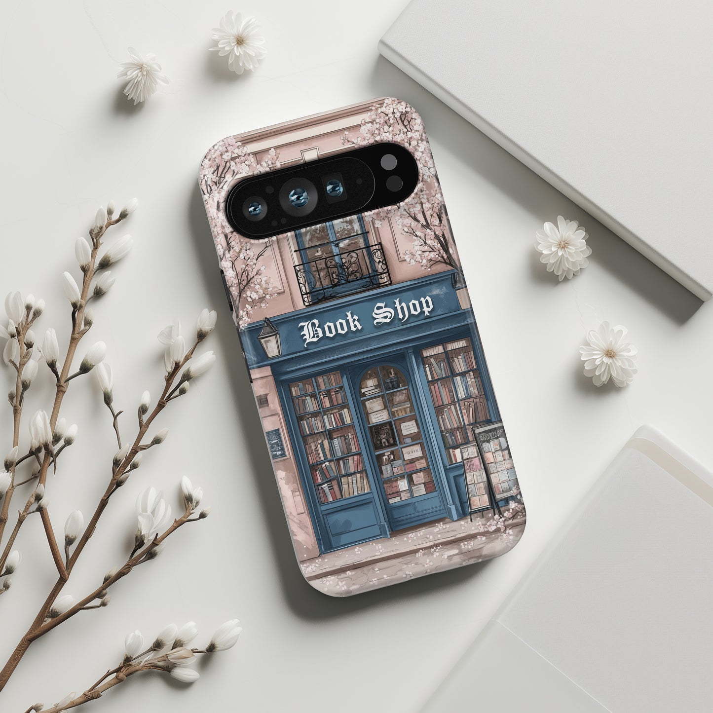 Cozy Book Shop Design Phone Case for Google Pixel
