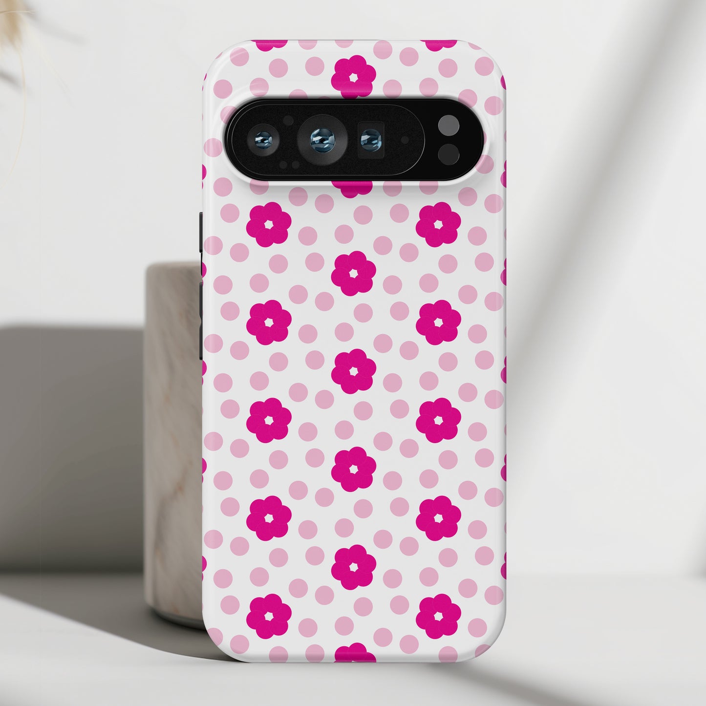Cute Pink Flower Design Phone Case for Google Pixel