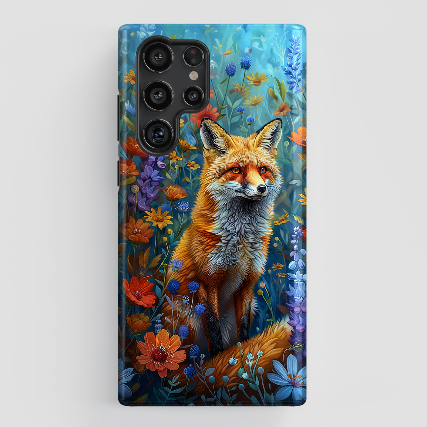 Fox in Enchanted Meadow Design Case for Galaxy S series Phones