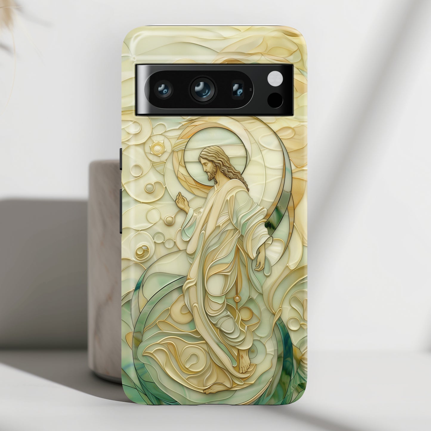 Jesus Stained Glass Design 2 Google Pixel Phone Case