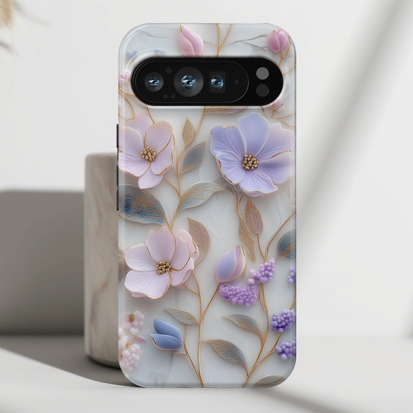 Lavender Floral Design Phone Case for Google Pixel