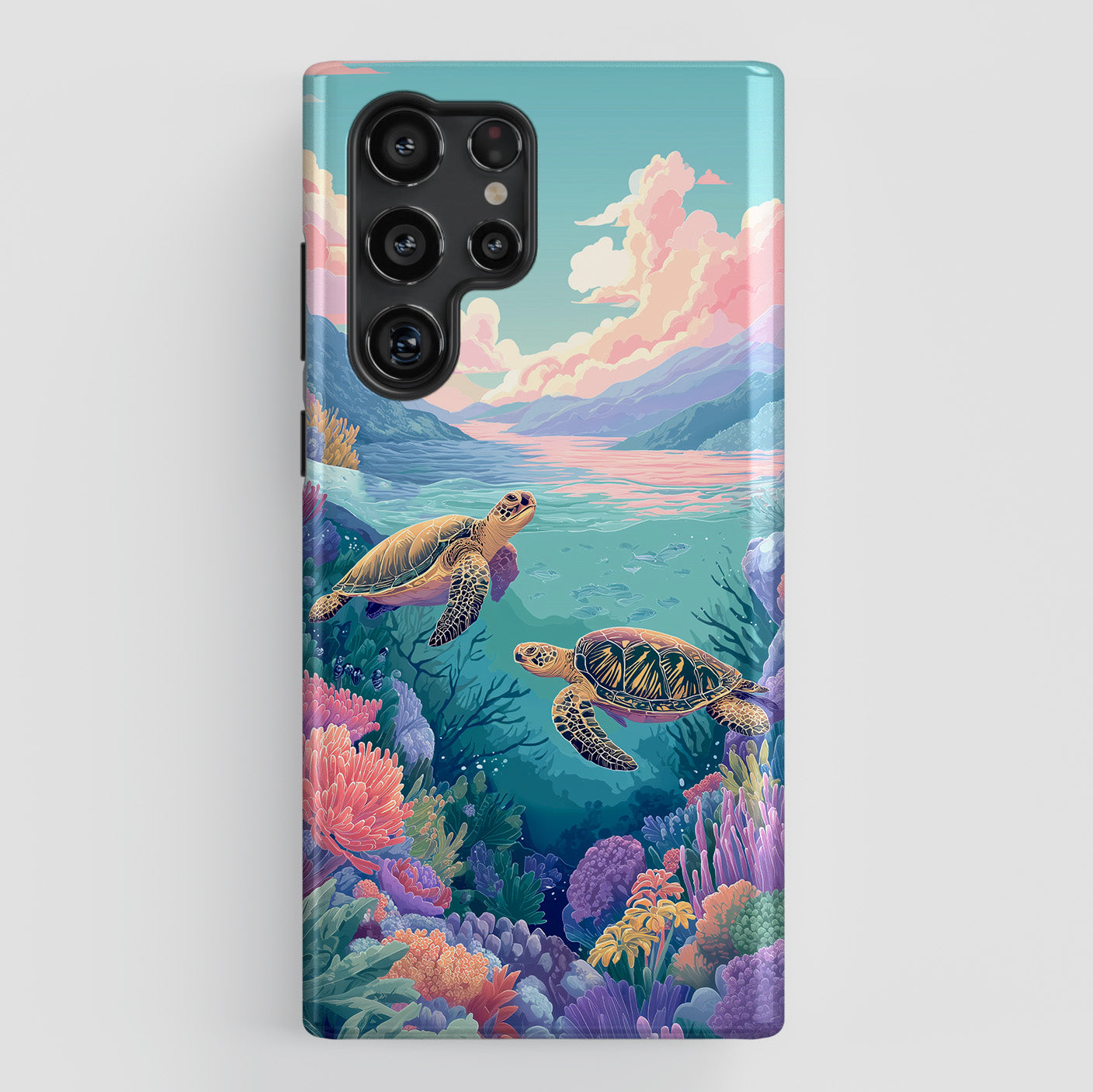 Ocean Bliss Design Phone Case for Galaxy S series Phones