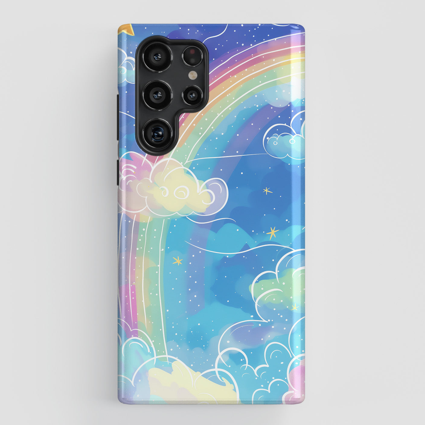 Pastel Rainbow Design Case for Galaxy S series Phones