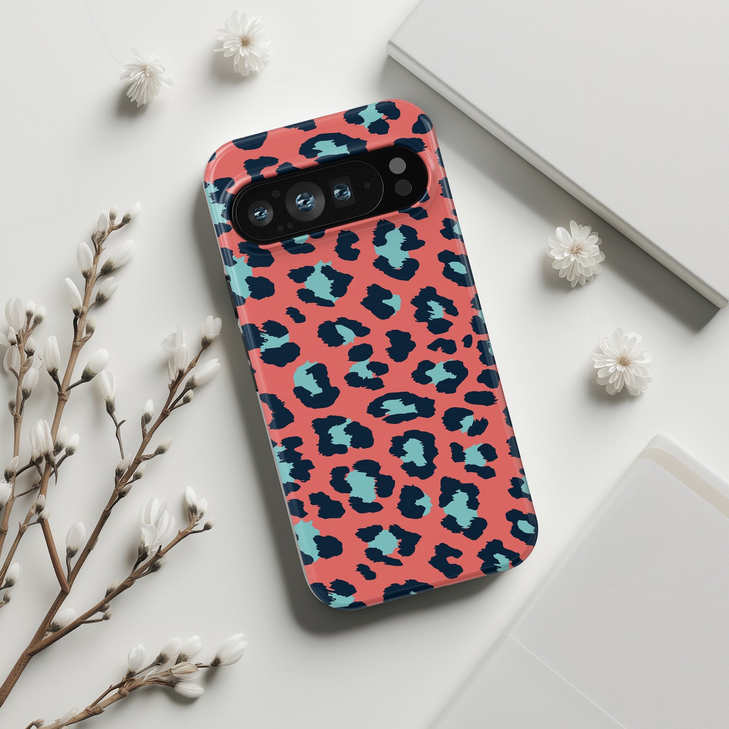 Pink Leopard Pattern Design Phone Case for Google Pixel