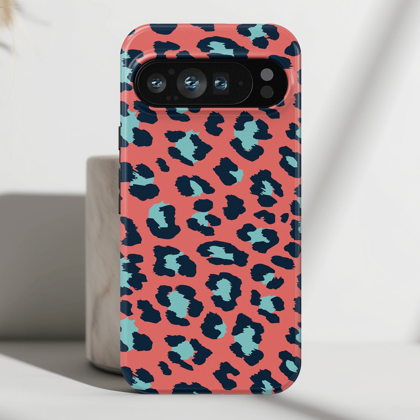 Pink Leopard Pattern Design Phone Case for Google Pixel