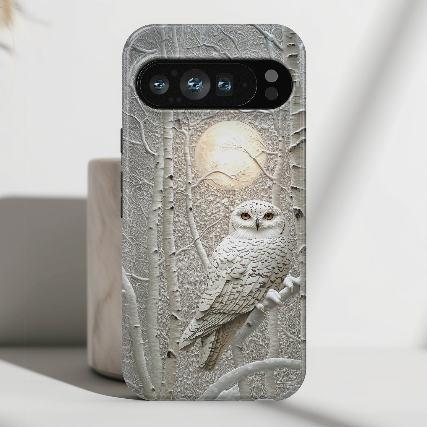 Snowy Owl Design Phone Case for Google Pixel