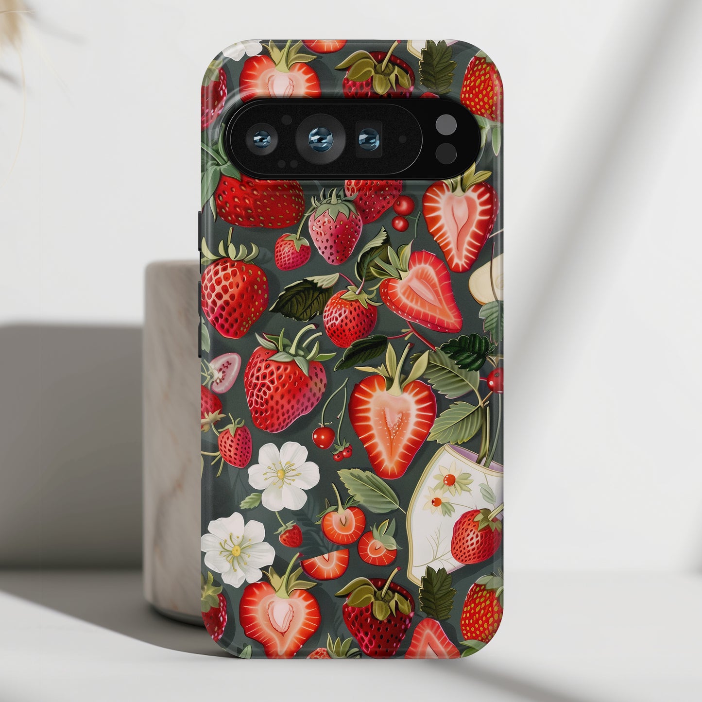 Strawberry Pattern Design Phone Case for Google Pixel