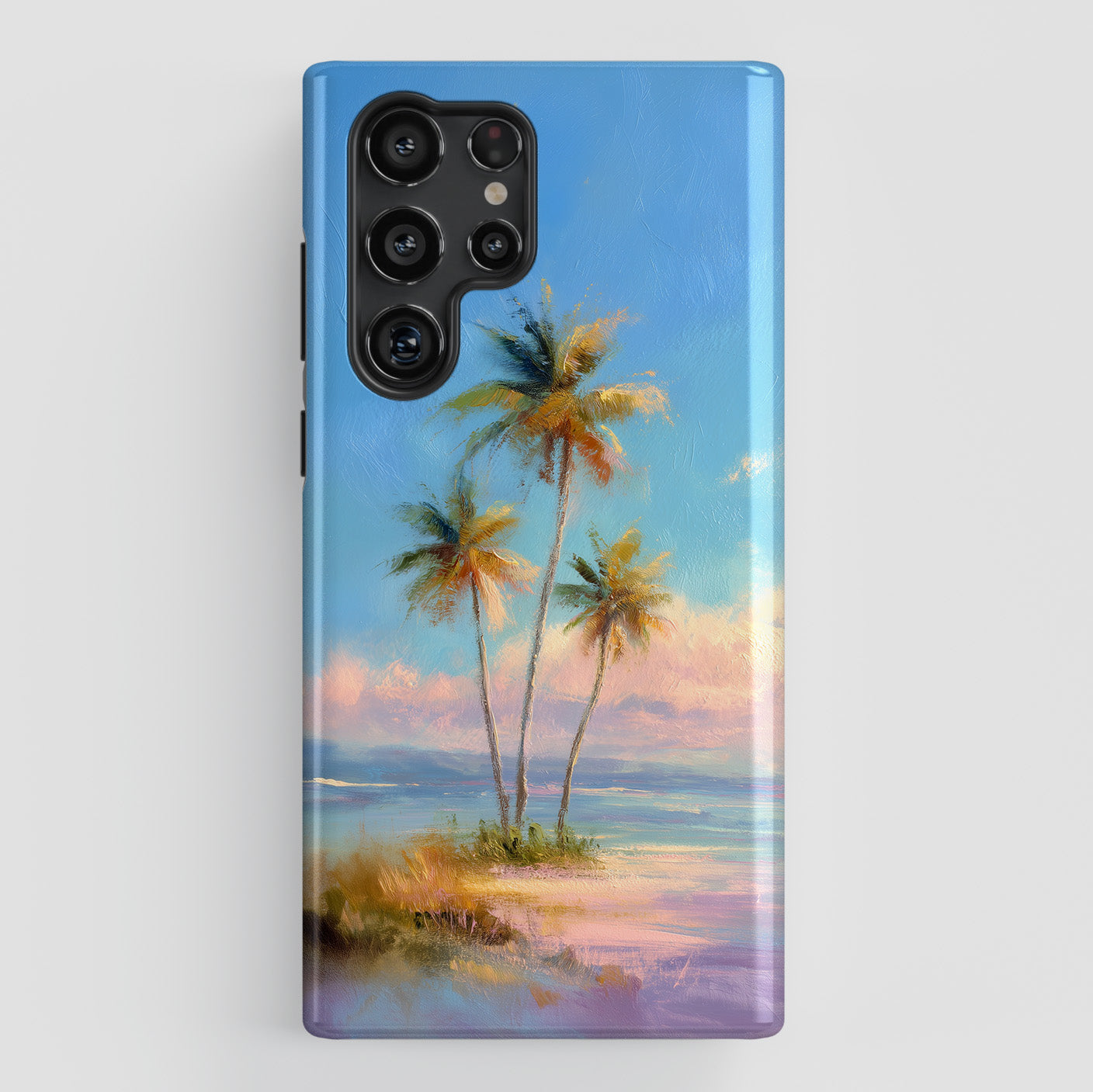 The Golden Hour Canvas – Painted Palm Design Phone Case for Galaxy S series Phones
