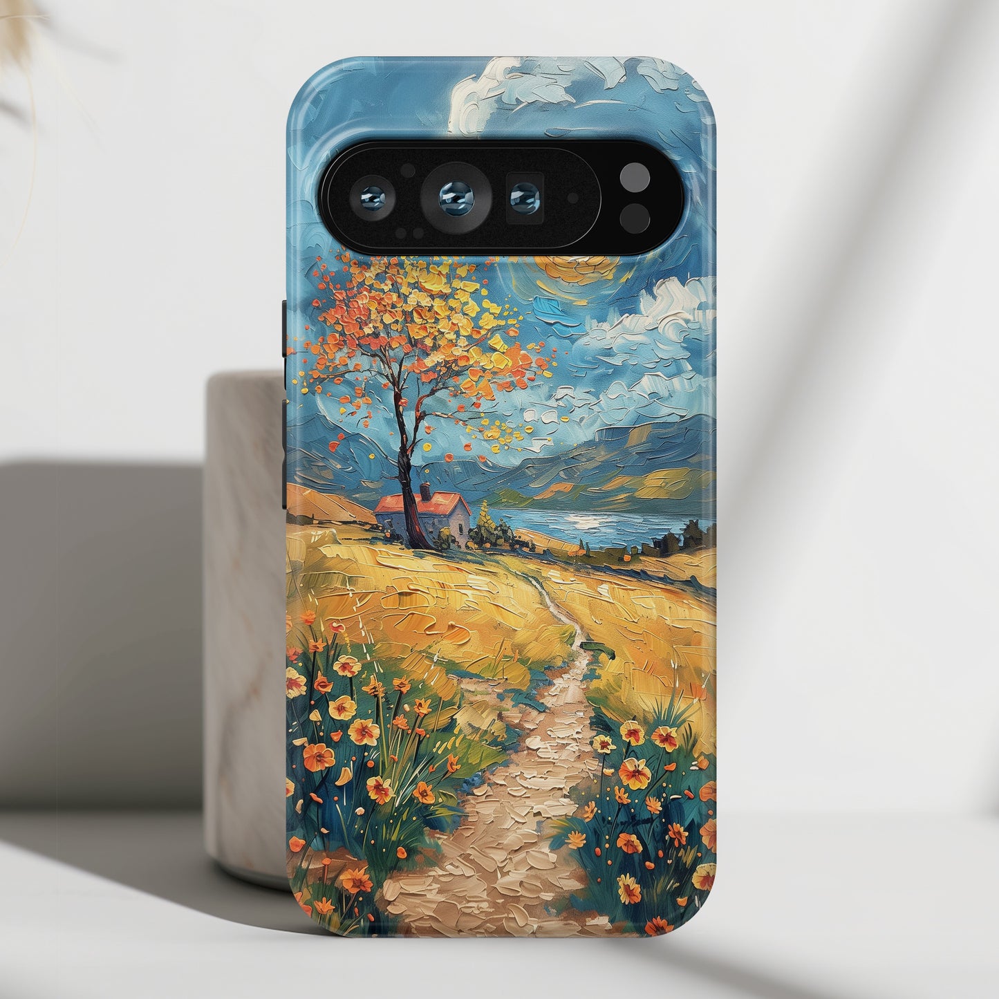 The Spring in Vincent Van Gogh Style Oil Painting Design Phone Case for Google Pixel