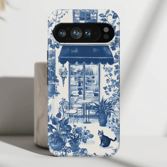 Toile de Jouy Cozy Garden Design Phone Case for Google Pixel