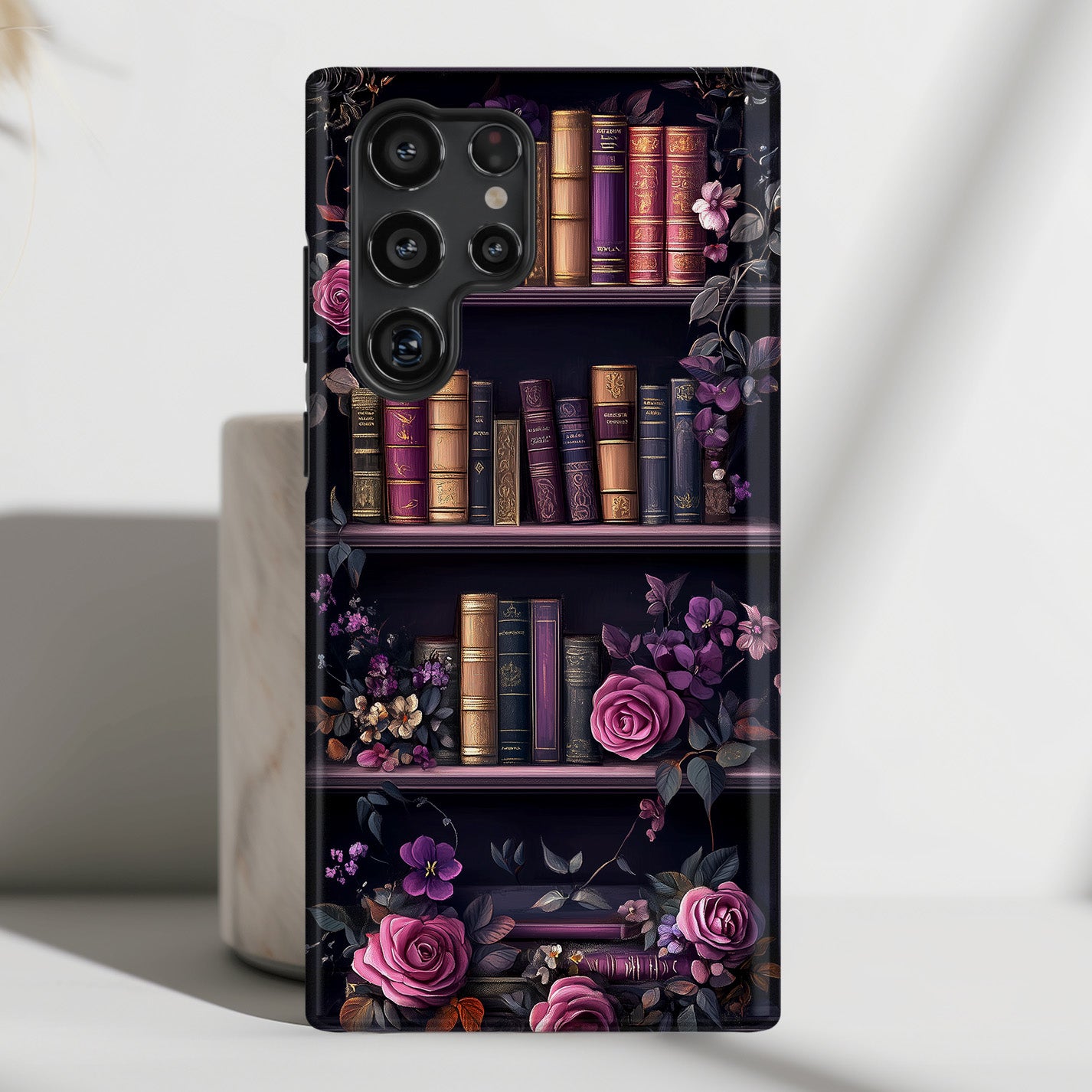 Victorian Gothic Style Bookshelf Design 1 Case for Galaxy S series Pho – SigCase Victorian Gothic Style Bookshelf Design 1 Case for Galaxy S series Pho – SigCase