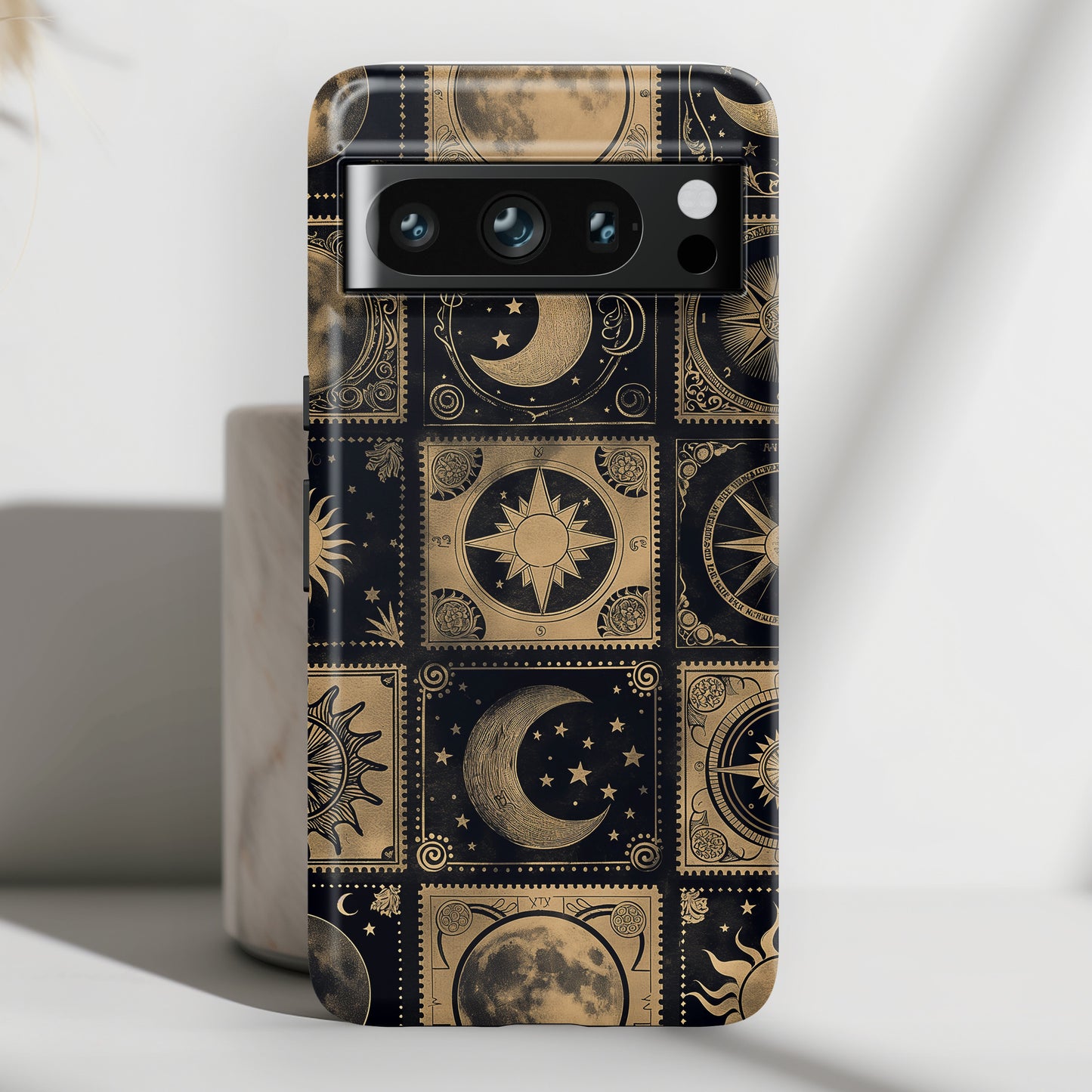 Vintage Astronomy Stamps Collage Design Google Pixel Phone Case