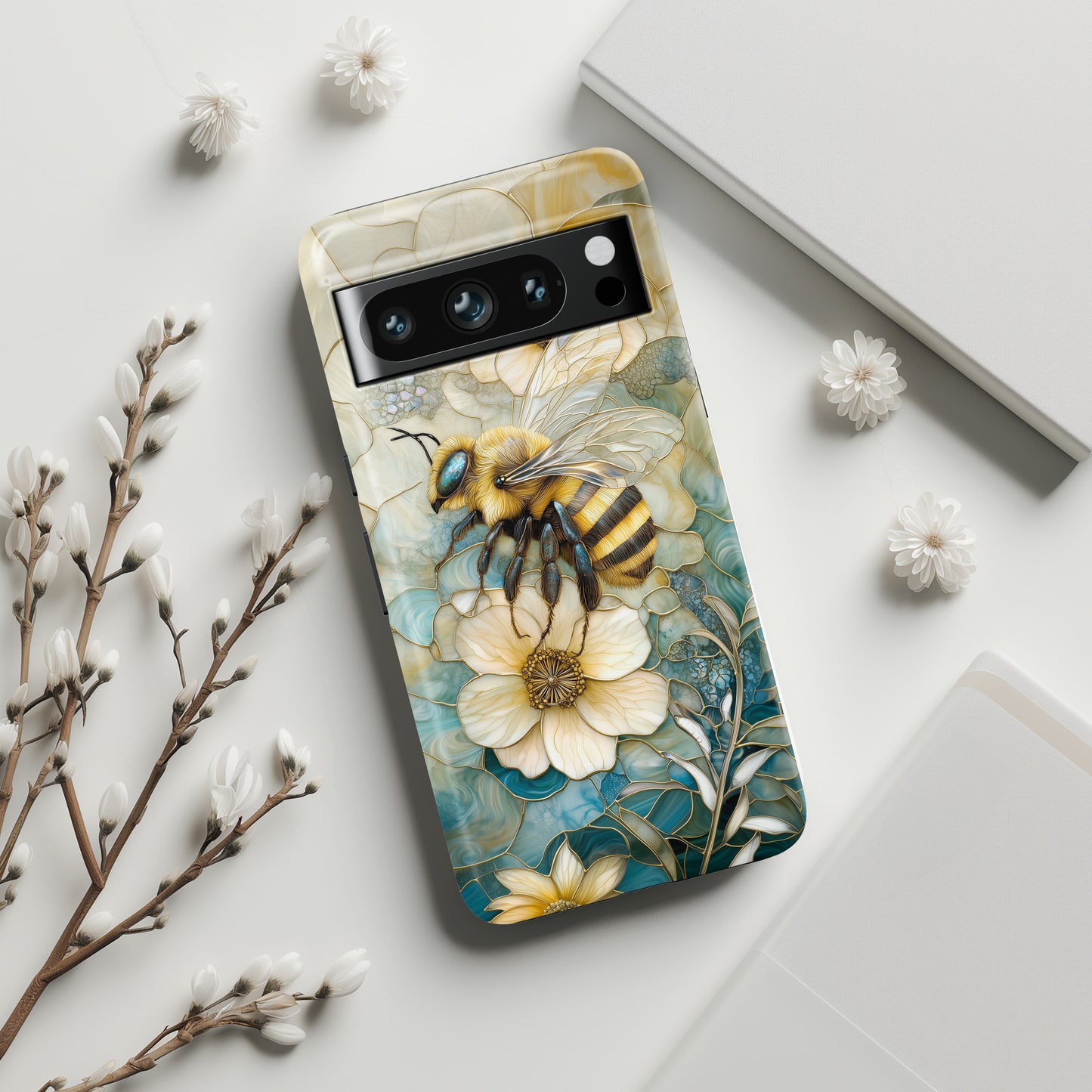 Vintage Style Bumblebee Design Google Pixel Phone Case