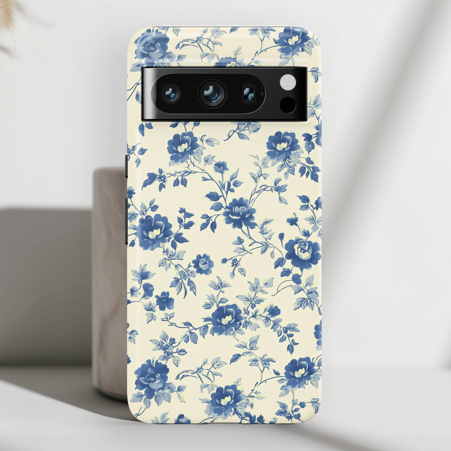 Vintage Toile Floral Pattern Design Google Pixel Phone Case
