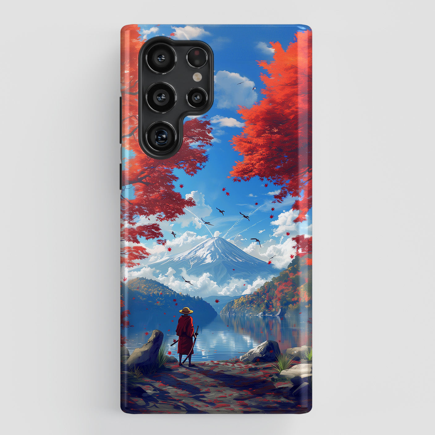 Anime Mount Fuji Design Case for Galaxy S series Phones