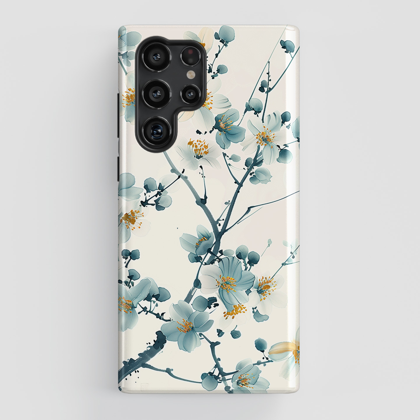 Jasmine Chinese Watercolour Design Case for Galaxy S series Phones