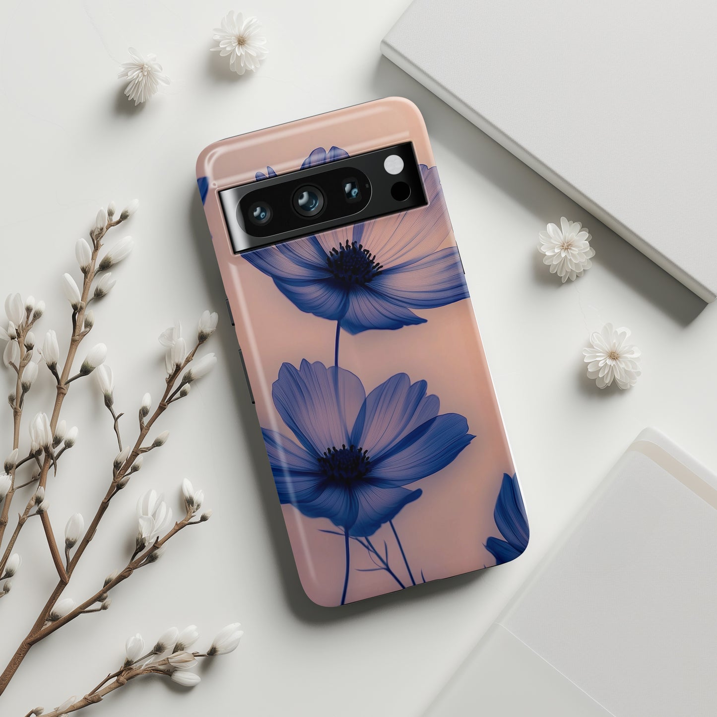 Cosmos Flower Design Google Pixel Phone Case
