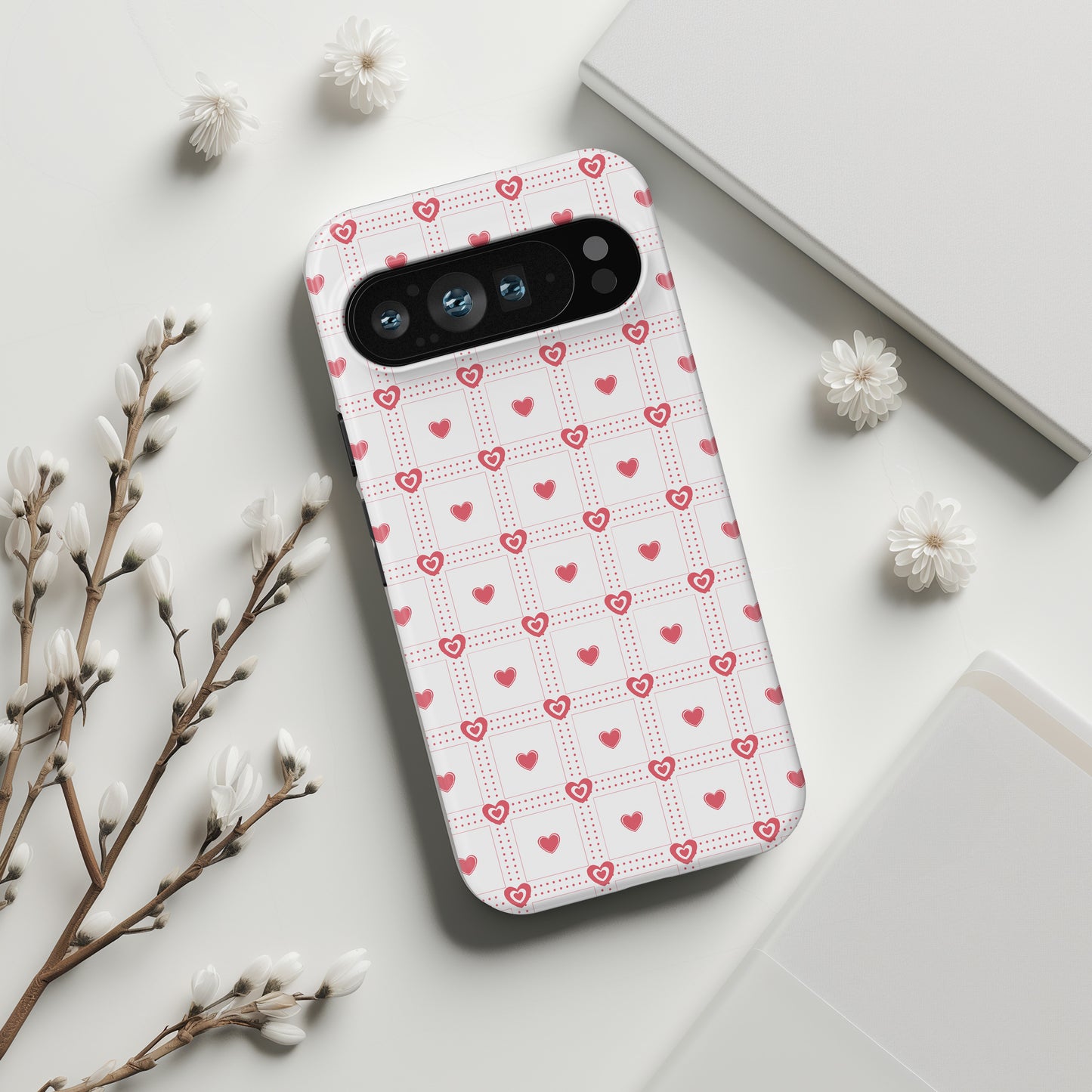Cute Hearts Pattern Design Phone Case for Google Pixel