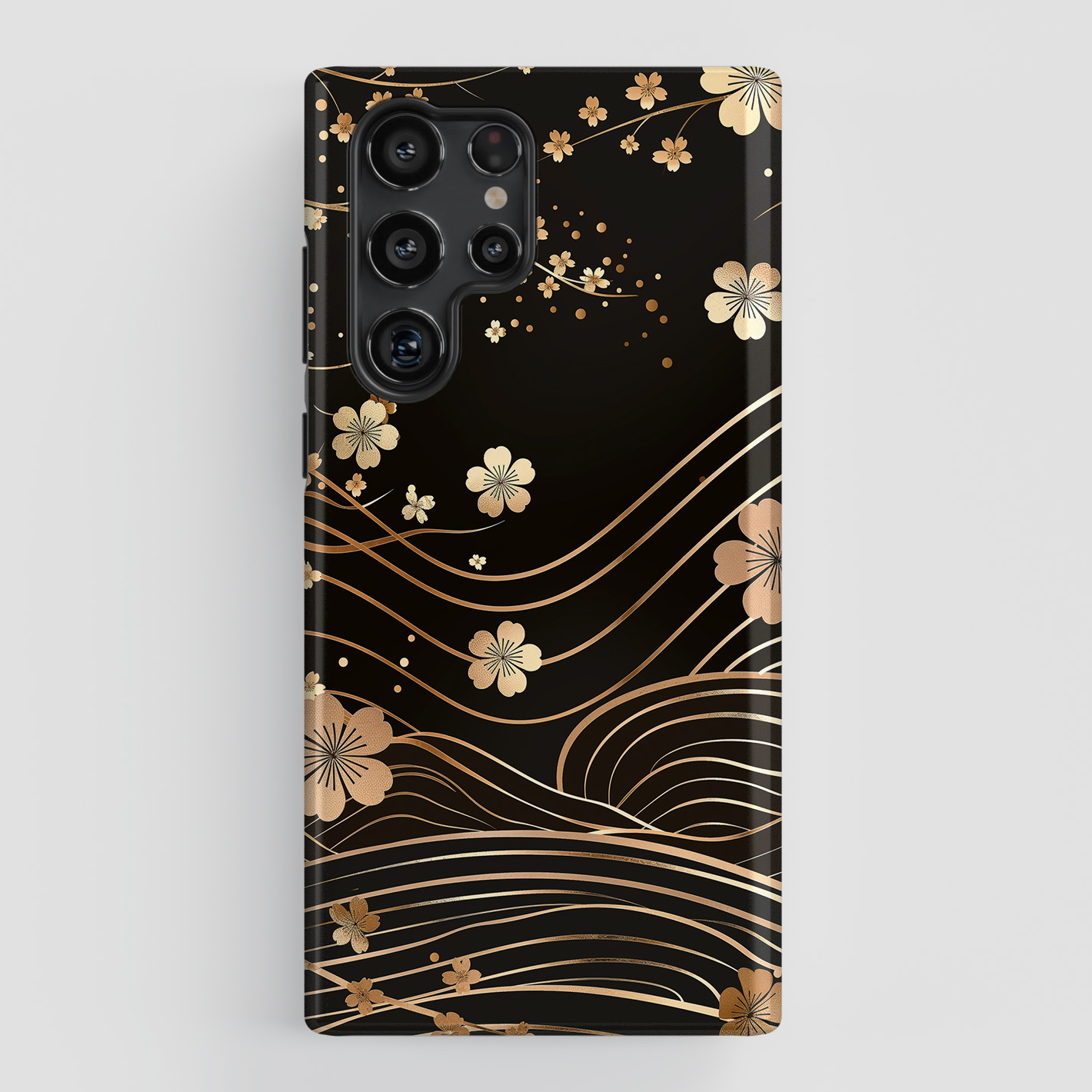 Sakura Wave Japanese Art Design Case for Galaxy S series Phones