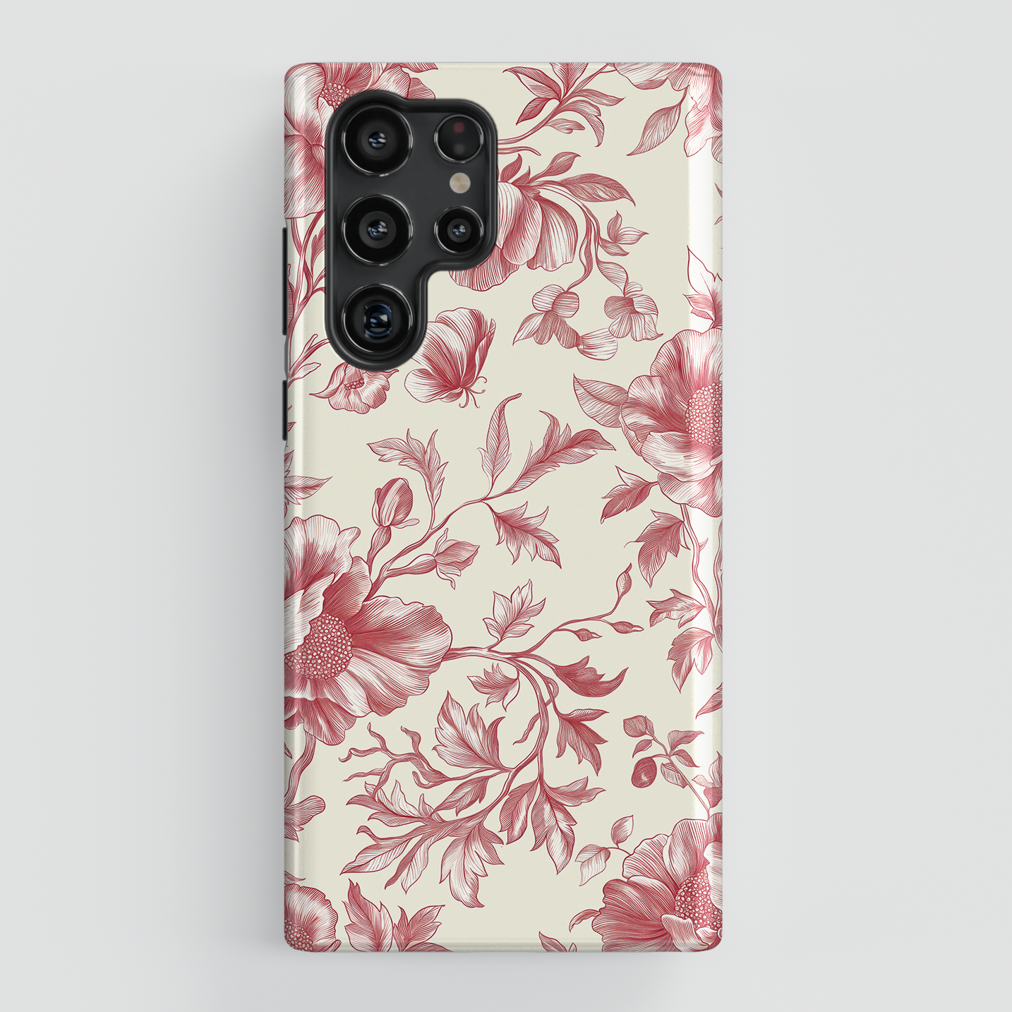 Vintage Pistachio Flowers Design Case for Galaxy S series Phones