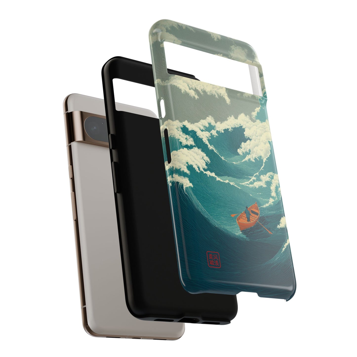 The Great Swell – Ukiyo-e Wave Design Phone Case for Google Pixel