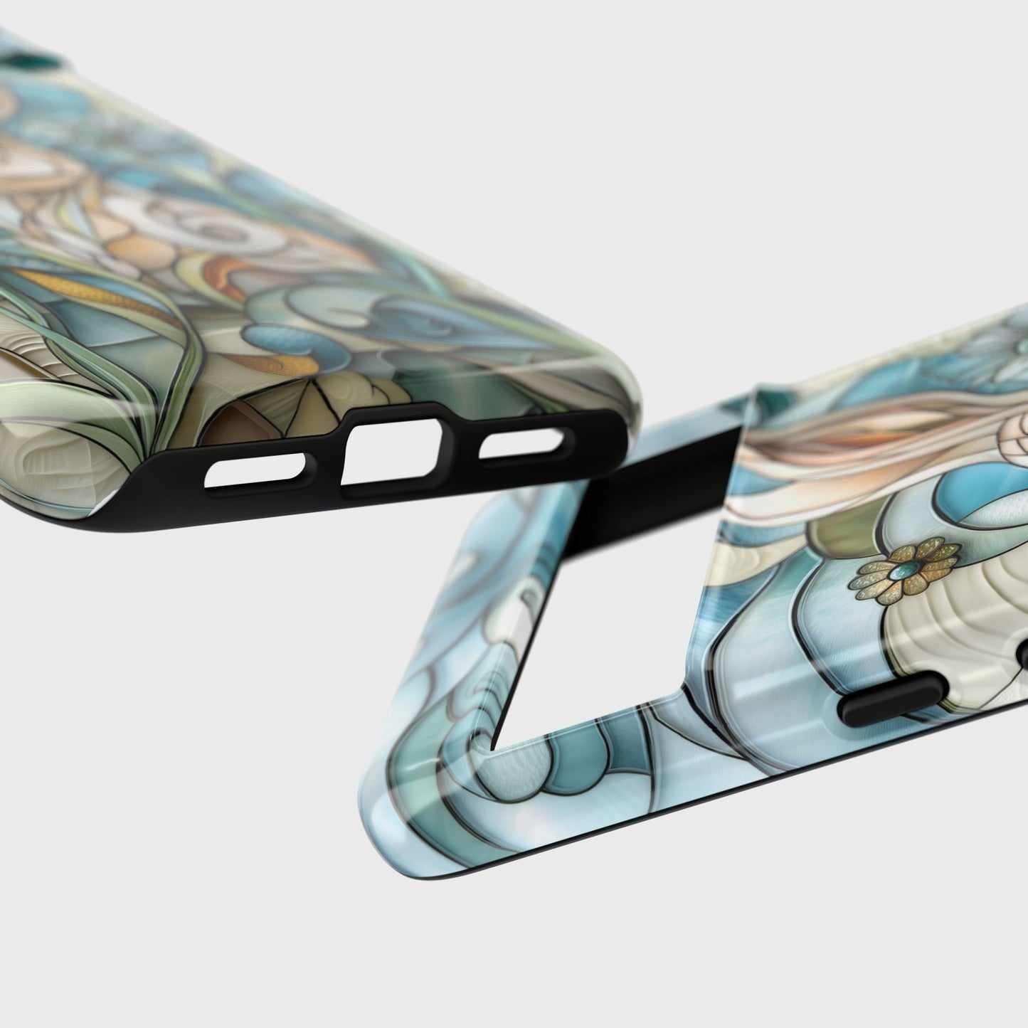 Bunny in the Garden Stained Glass Design Phone Case for Google Pixel
