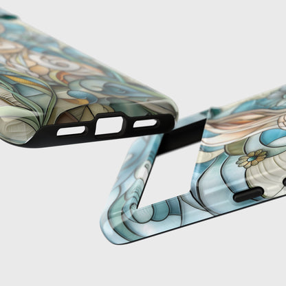 Bunny in the Garden Stained Glass Design Phone Case for Google Pixel