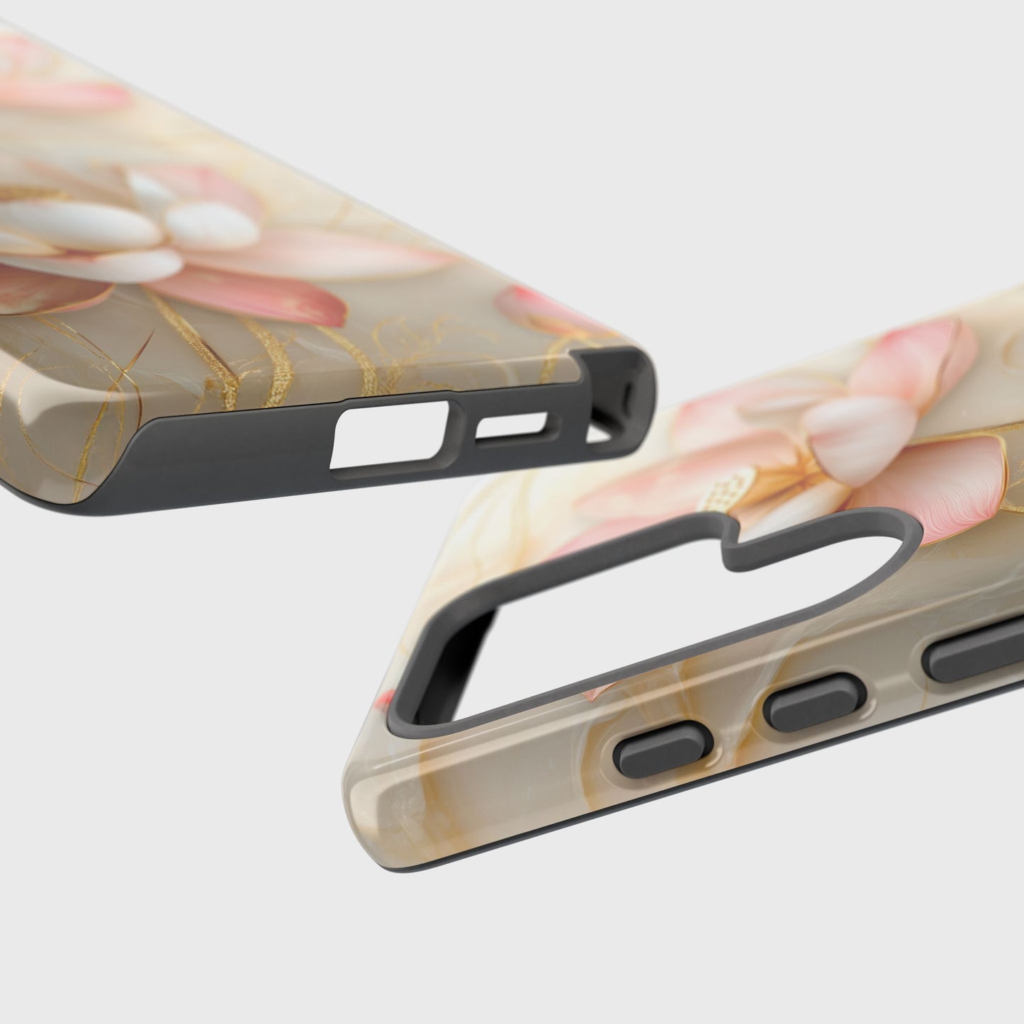 Elegant Lotus Design Phone Case for Galaxy S series Phones