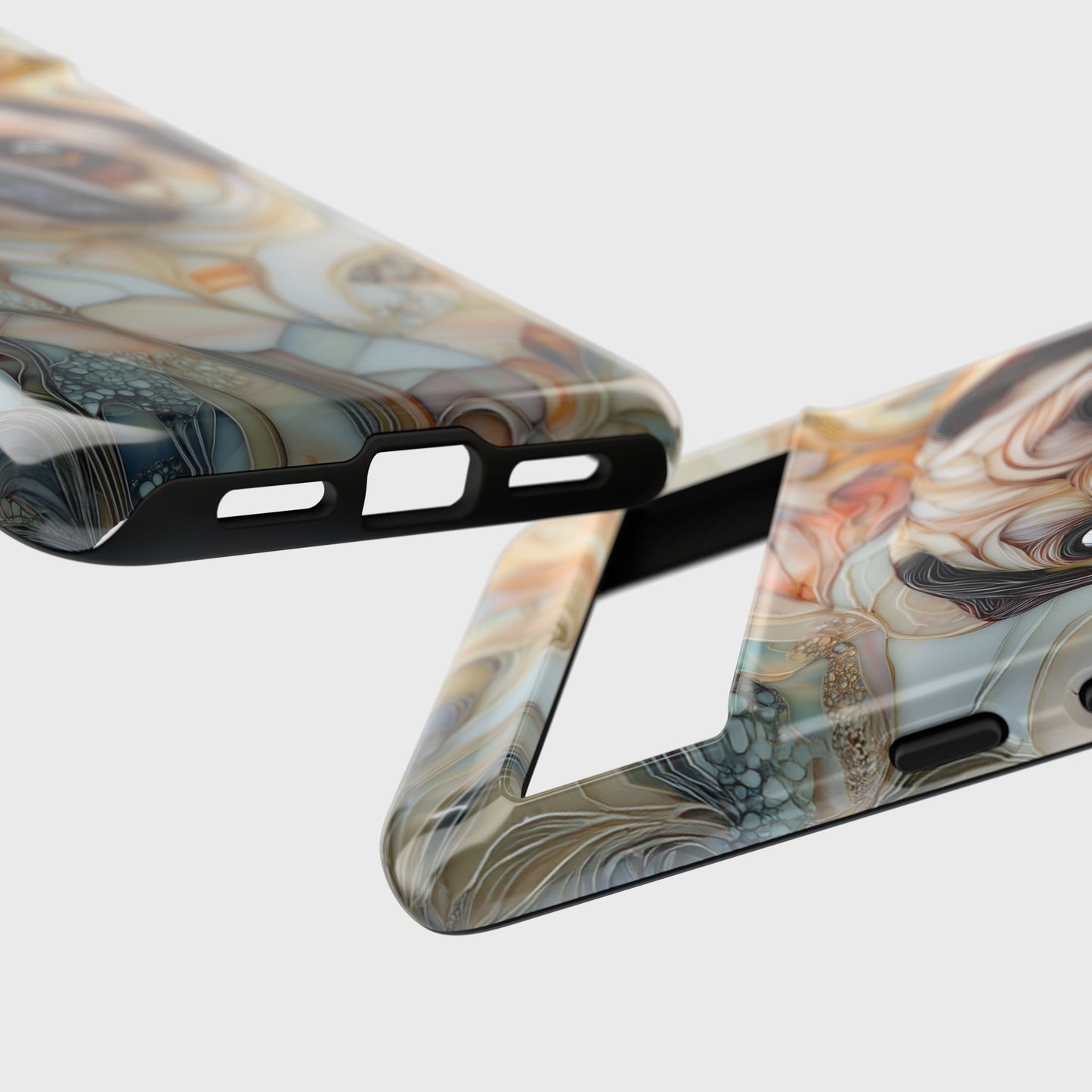 Pug Stained Glass Design Phone Case for Google Pixel