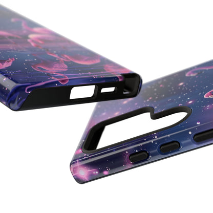 Starry Night Flamingo Design Case for Galaxy S series Phones