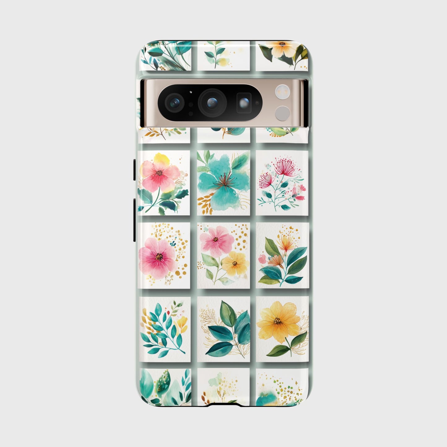 Floral Mosaic Design Phone Case for Google Pixel