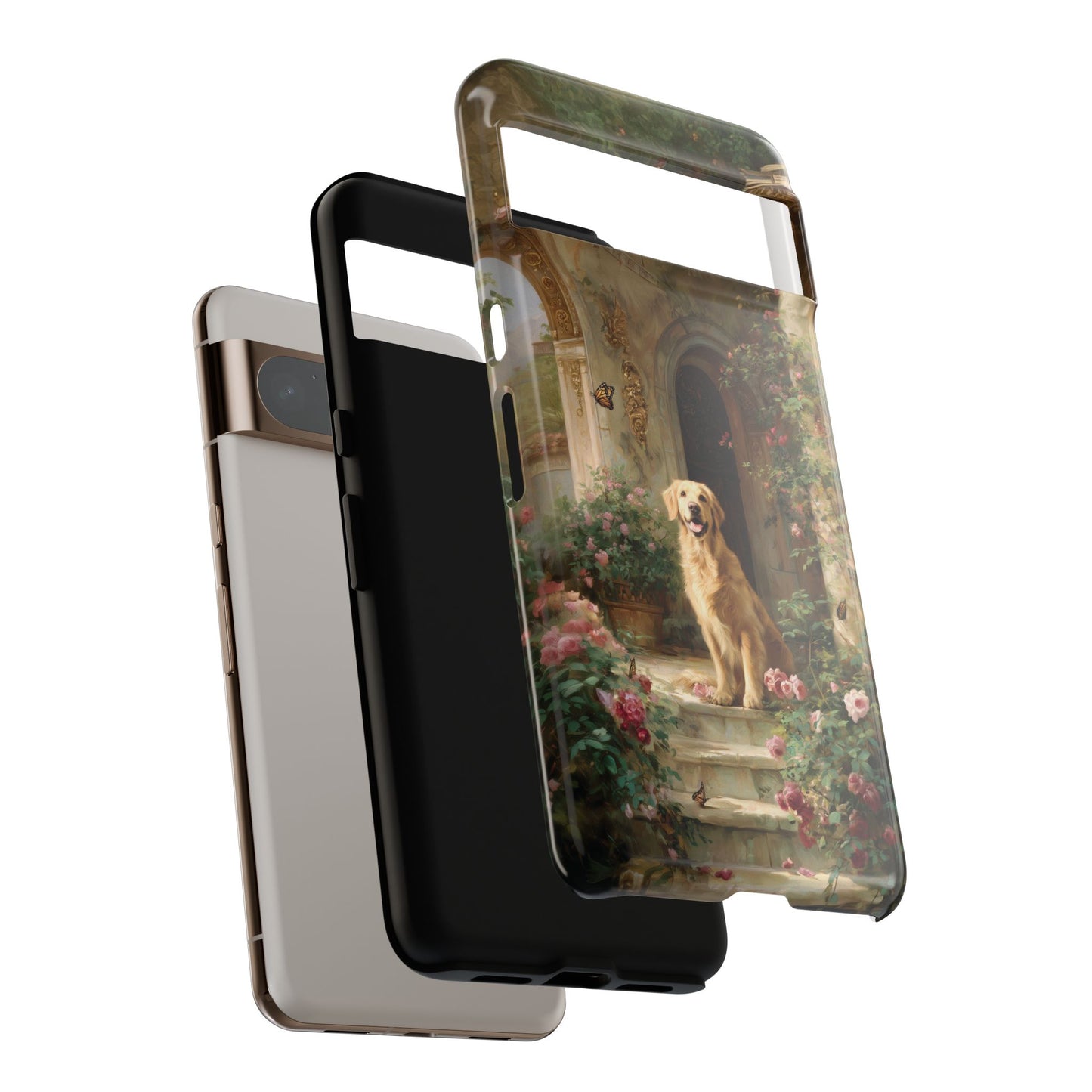 The Royal Golden Guardian Design Phone Case for Google Pixel