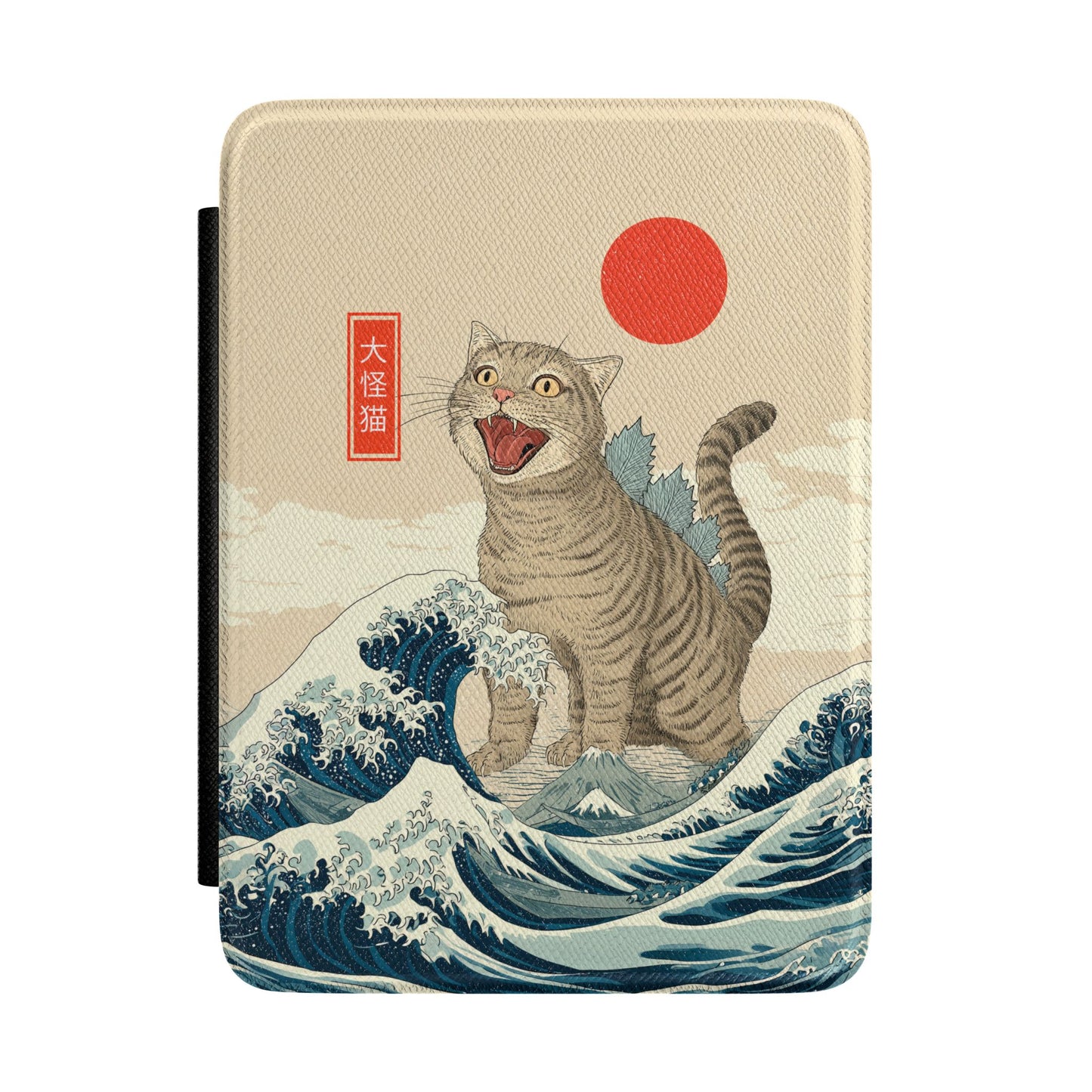 The Roaring Neko – Ukiyo-e Parody Kindle Case