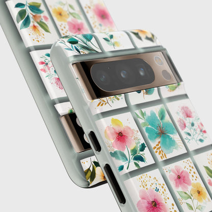 Floral Mosaic Design Phone Case for Google Pixel
