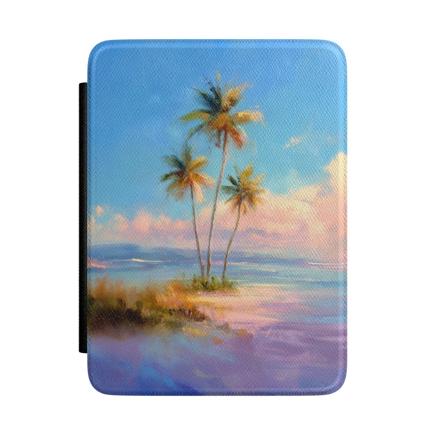The Golden Hour Canvas – Painted Palm Design Kindle Case