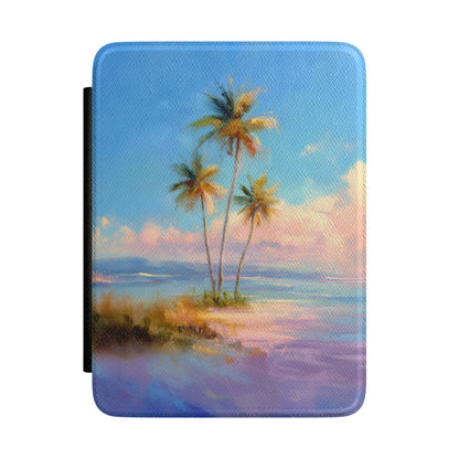 The Golden Hour Canvas – Painted Palm Design Kindle Case