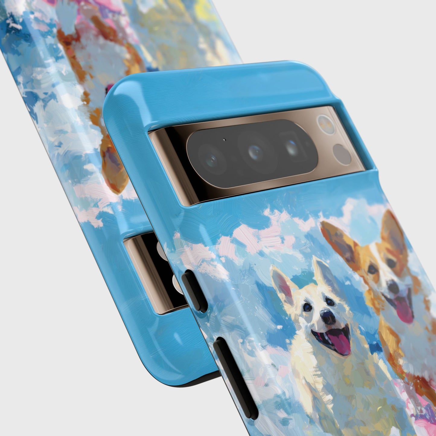 The Summer Surf Dogs – Impasto Action Design Phone Case for Google Pixel