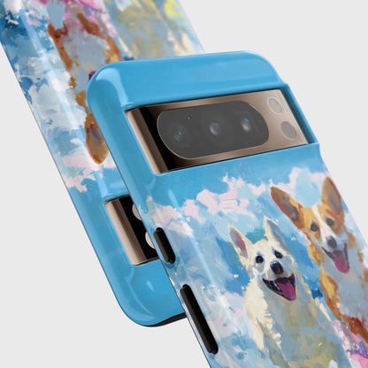 The Summer Surf Dogs – Impasto Action Design Phone Case for Google Pixel