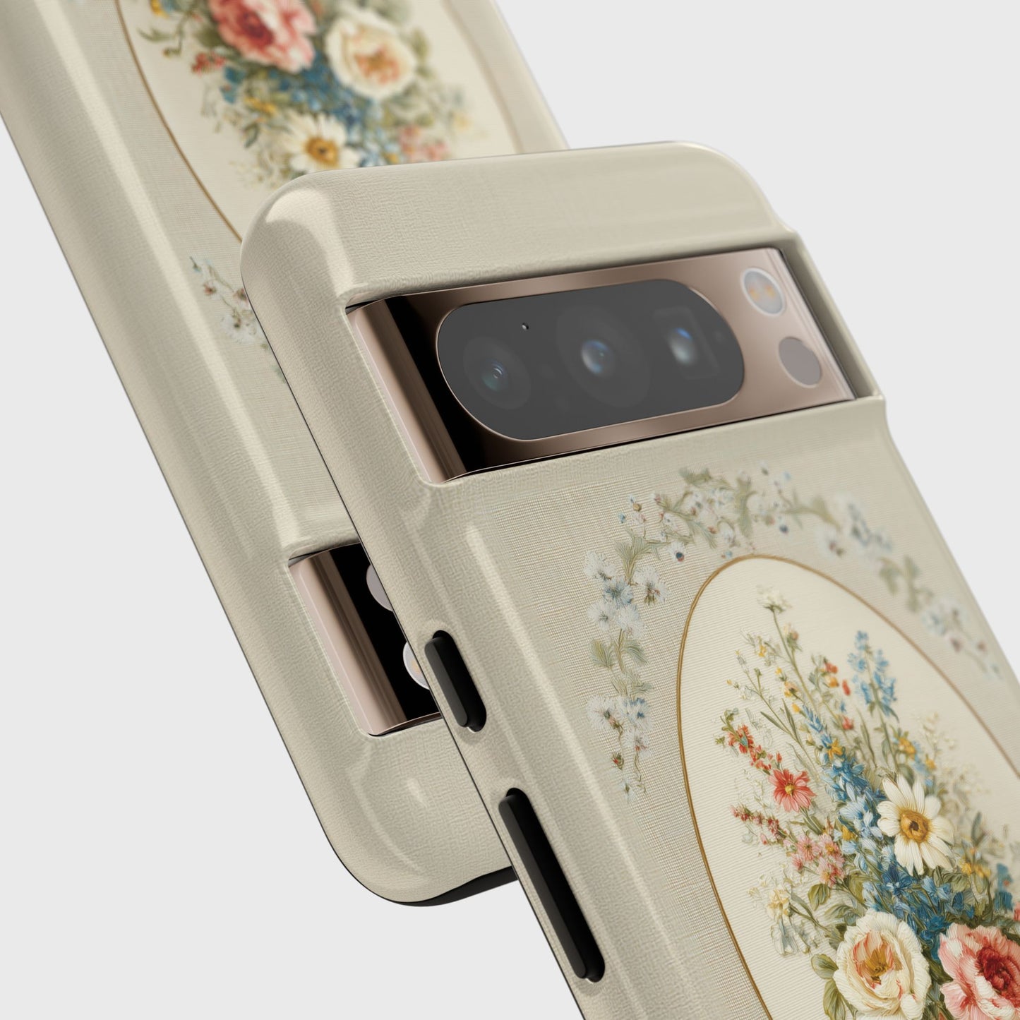 The Classic Rose Cameo – Vintage Floral Design Phone Case for Google Pixel