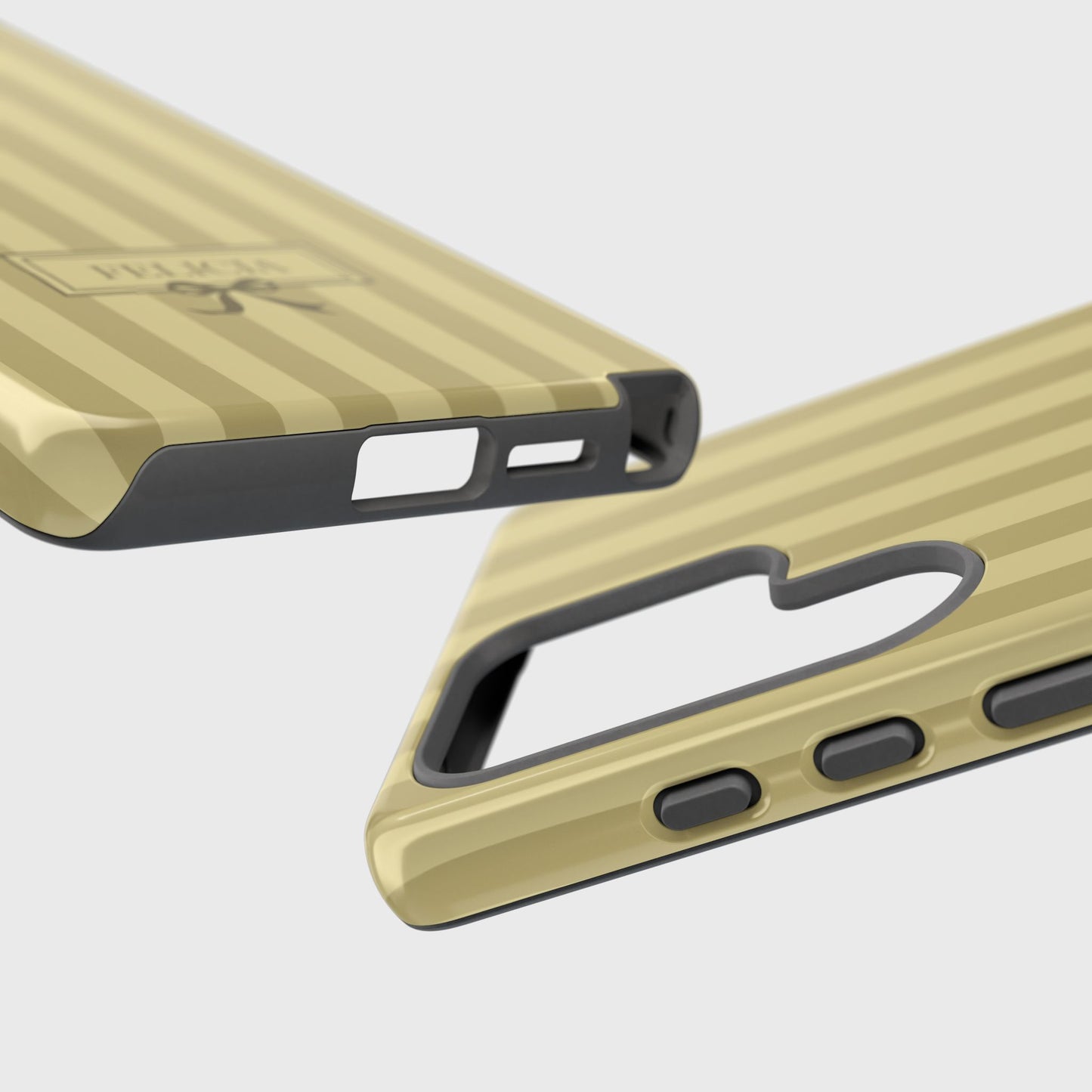 Personalisable Striped Design (Yellow) Phone Case for Galaxy S series Phones