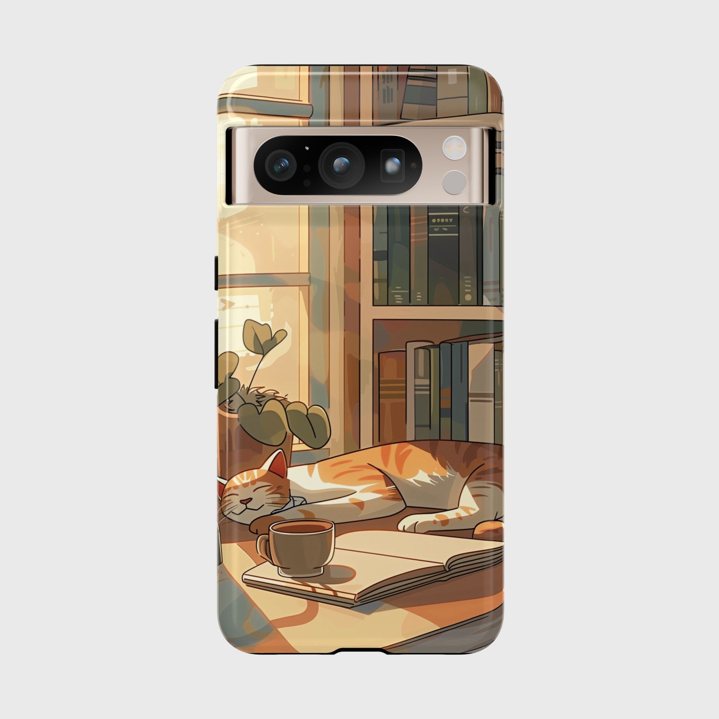 Sleeping Cat Design Google Pixel Phone Case