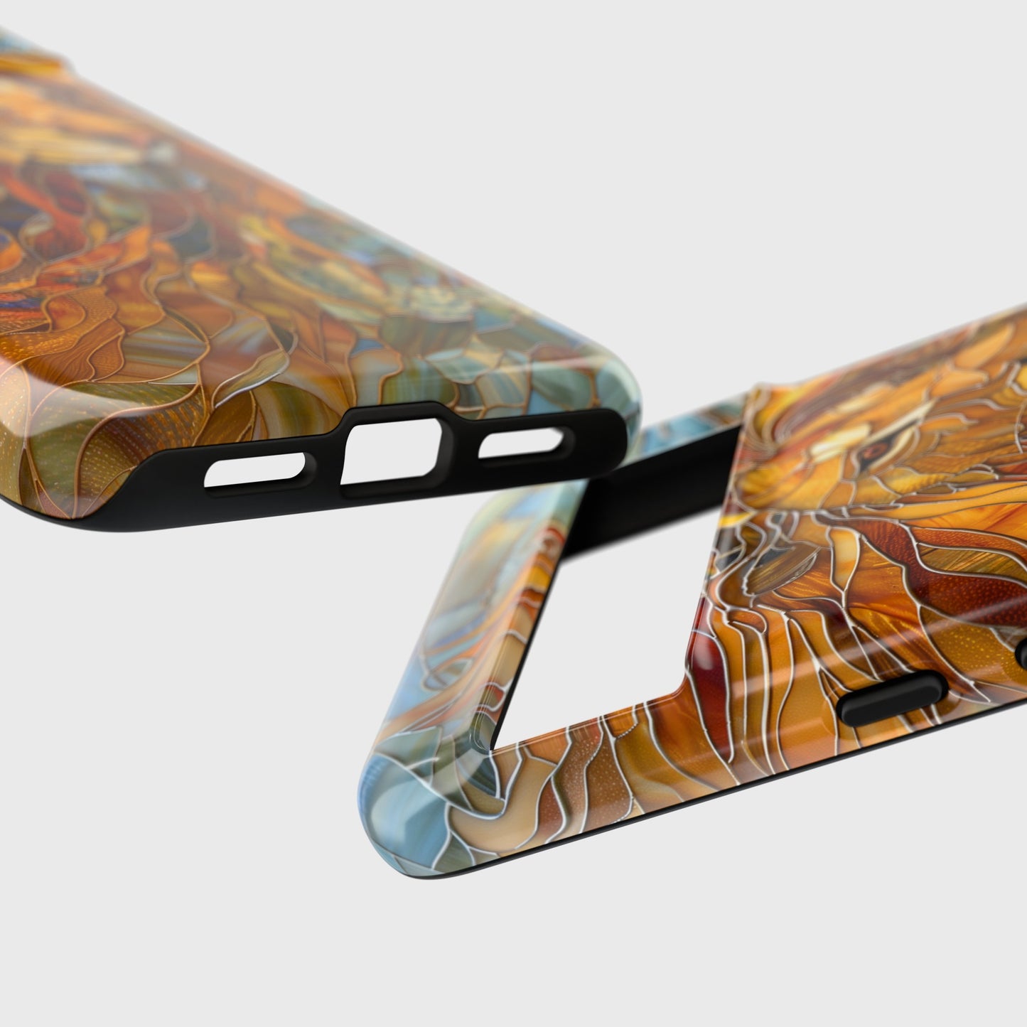 Lion Stained Glass Design Google Pixel Phone Case