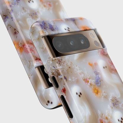 Cute Ghost Floral Design Phone Case for Google Pixel