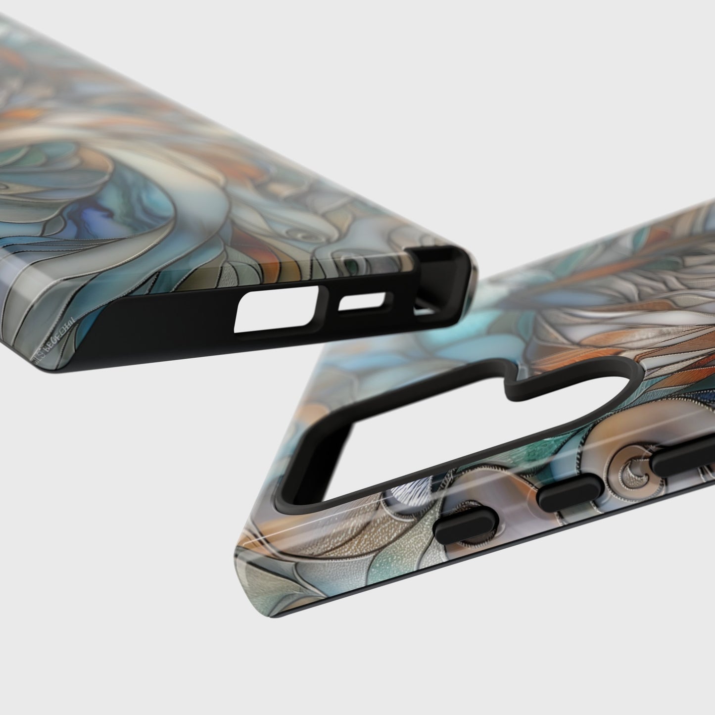 Fox Stained Glass Design Samsung Phone Case